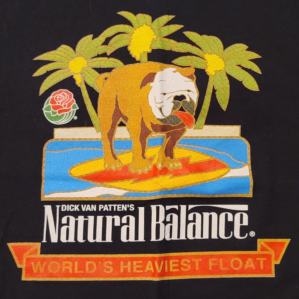 Natural Balance Rose Parade T Shirt Medium